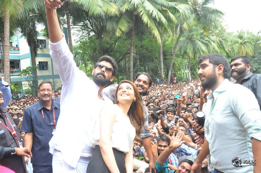 Nene-Raju-Nene-Mantri-Movie-Team-at-K-L-University